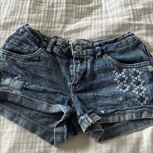 Levi’s Blue Denim Kid's Shorty Shorts, 14